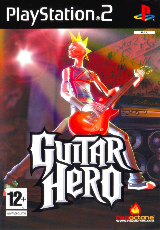 Guitar Hero (game only) box art for Playstation 2